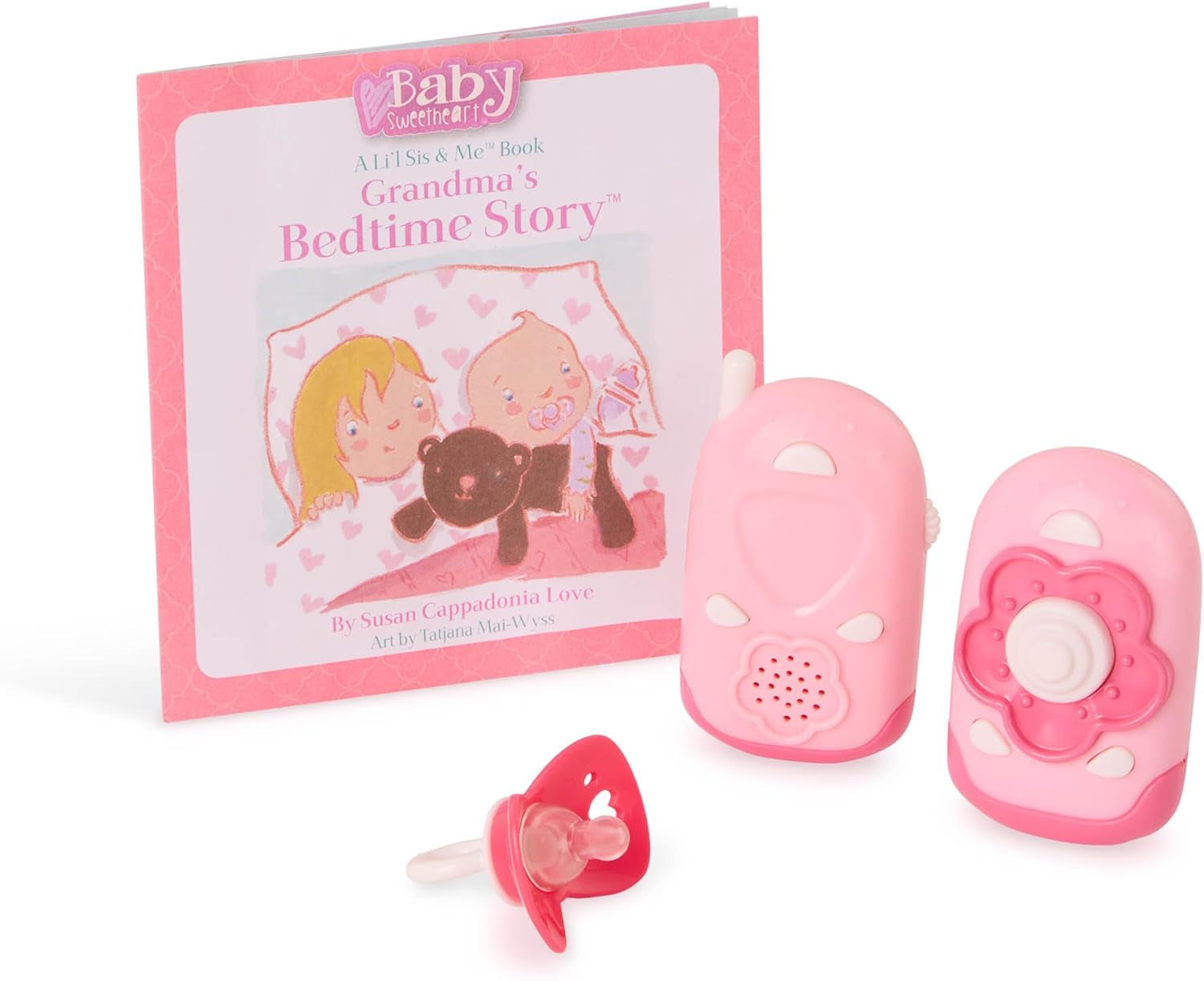 Panenka Baby Sweetheart – Před spaním – 31 cm – Měkké tělíčko – Doplněk k dudlíku – Předstíraná hra – Hračka pro 3 roky a více
