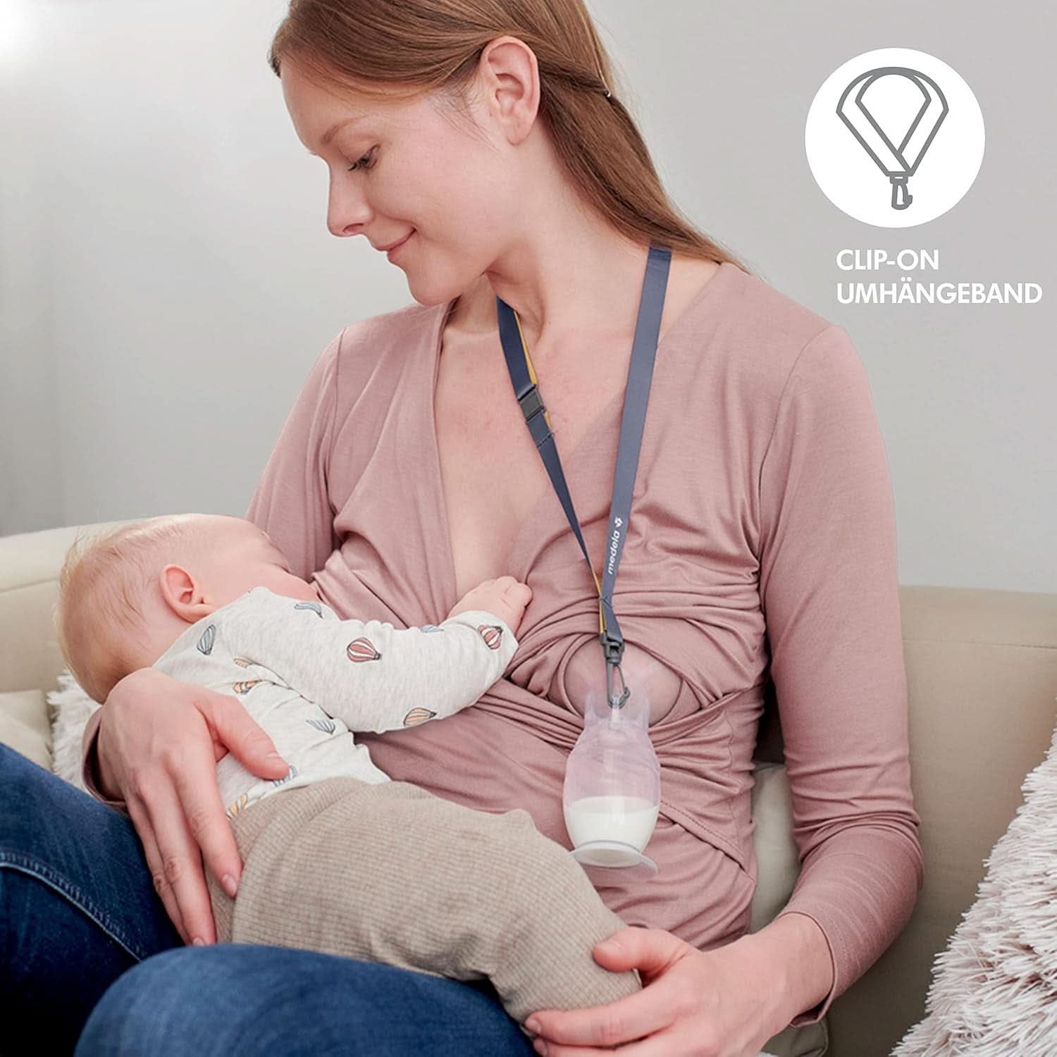 Medela Sběrač mateřského mléka ze silikonu Potraviny a doplňky pro kojení Bebe Naty Shop