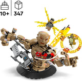 LEGO Marvel Spider-Man vs. Hračka Sandman: Showdown Superhrdina s figurkami včetně ještěrky a elektro Hračka na hraní rolí Dárek pro akční nadšence pro chlapce a dívky 76280 Stavebnice Besuche den LEGO-Store