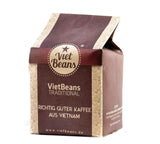 VietBeans Traditional – Ganze Kaffeebohnen – Traditionelle Trommelröstung – Hochwertiger vietnamesischer Kaffee – Geeignet für Fullyautomaten – 250 g