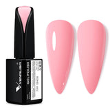 VENALISA Korálově oranžový UV lak na nehty 15 ml gelový lak na nehty pro UV lampu na nehty Průhledný gel lak na nehty Coral Orange Modely pro vlastní design nehtů