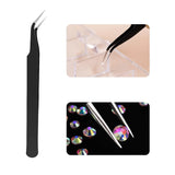 ANGNYA 4000 Stück Strasssteine ​​​​Nägel Nail Art Strasssteine ​​Dekorationen Nagelsteine ​​Für Nail Art Zubehör Und Klare Kristall Strasssteine ​​​​Handwerk Mit Pick up Pinzette Und Strass Picker Tečkovací pero…