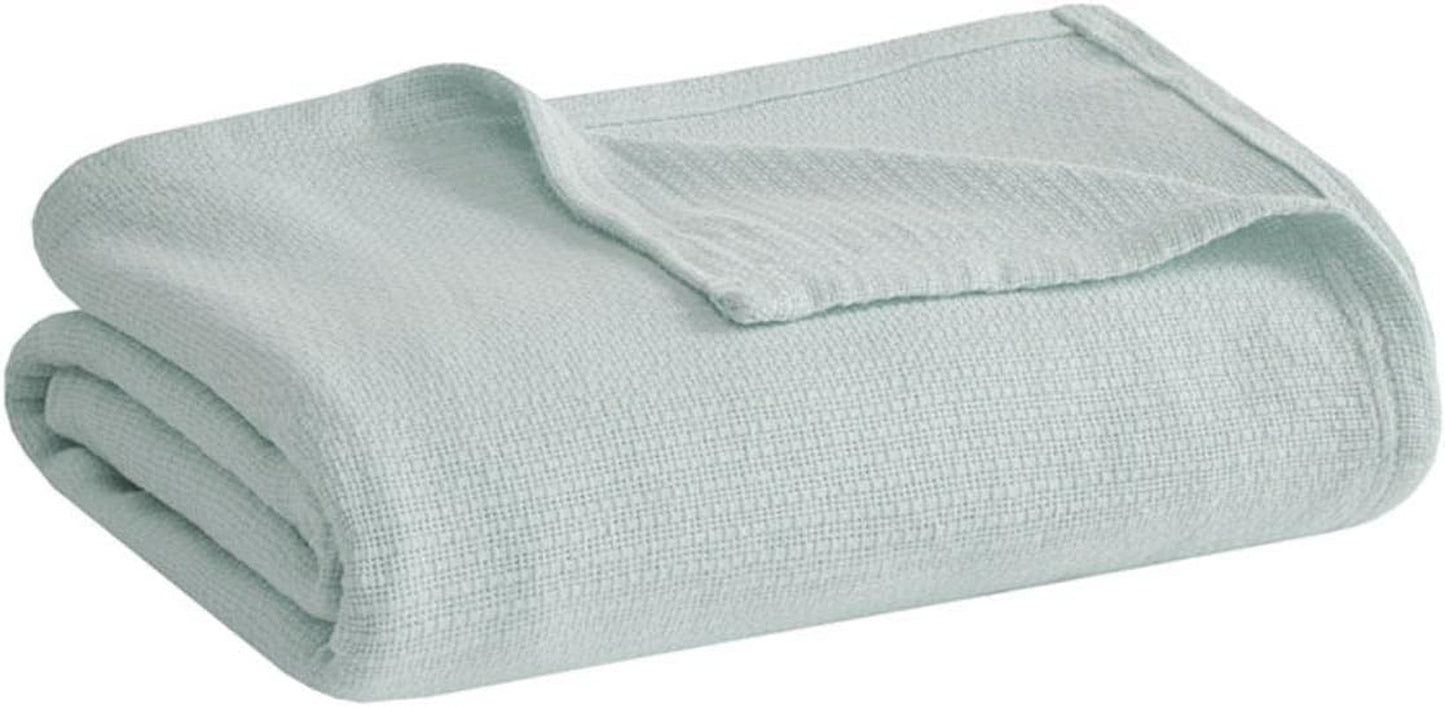 Madison Park Freshspun Wicker Twin Šedá Bavlněná přikrývka Postele a přikrývky Madison Park Blue Full/Queen