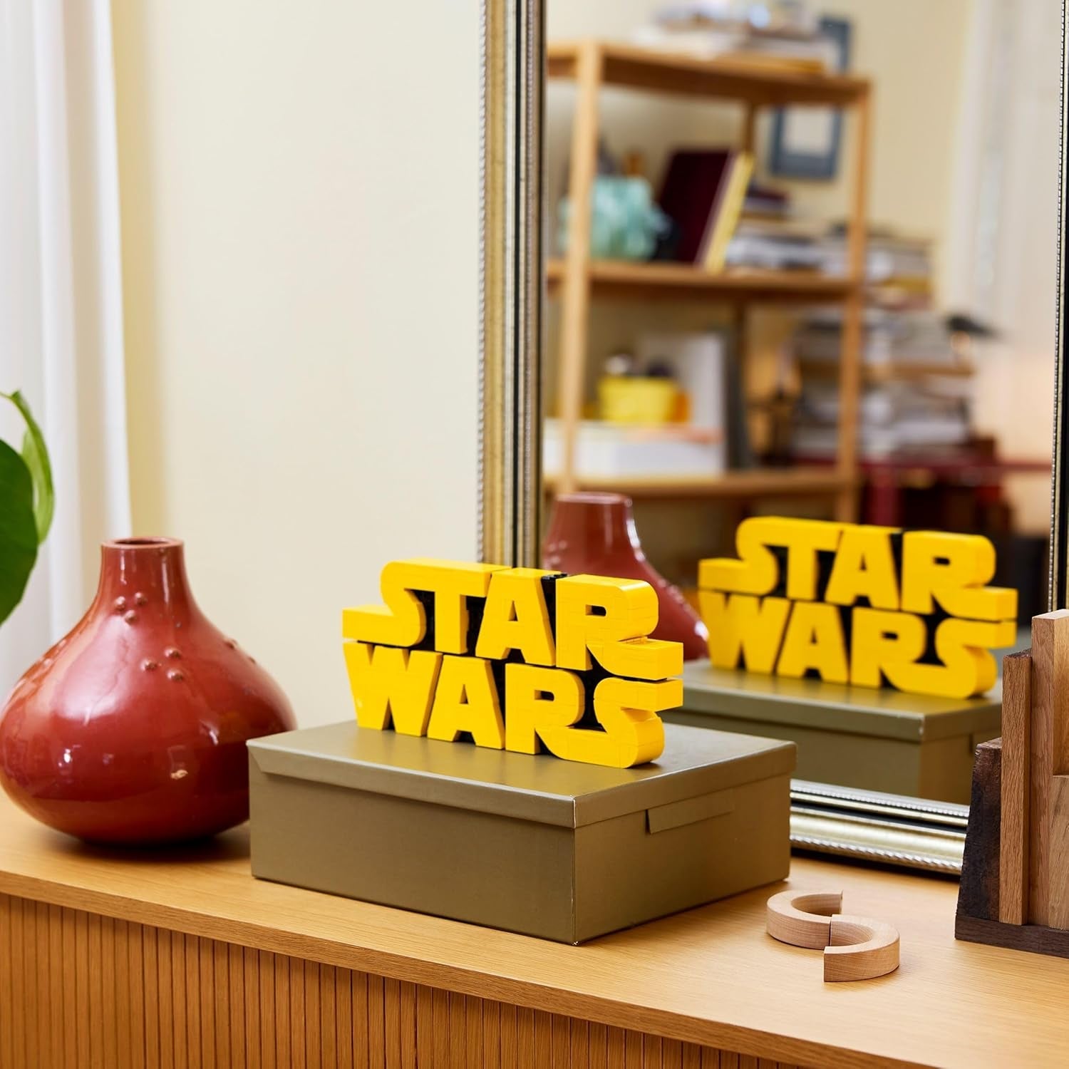 LEGO Star Wars 75407 Kostky s logem Star Wars - Stavebnice pro dospělé ke sbírání - Popkulturní model - dílek na stůl - Nápad na dárek pro dospělé a dospívající fanoušky Stavebnice Besuche den LEGO-Store