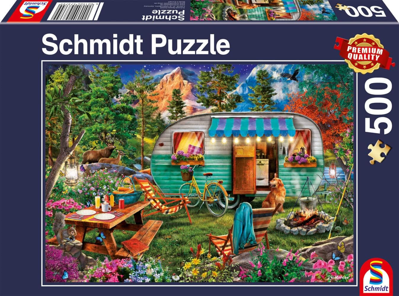 Schmidt Spiele 57379 Camper Romance, skládačka 500 dílků Puzzle Naty Shop Výchozí název