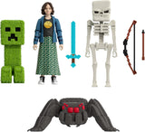 Příběhová sada Mattel Minecraft se 4 akčními figurkami a 3 doplňky Setkání v nadsvětí Sběratelská hračka inspirovaná filmem Minecraft JFR70 Akční figurky Naty Shop
