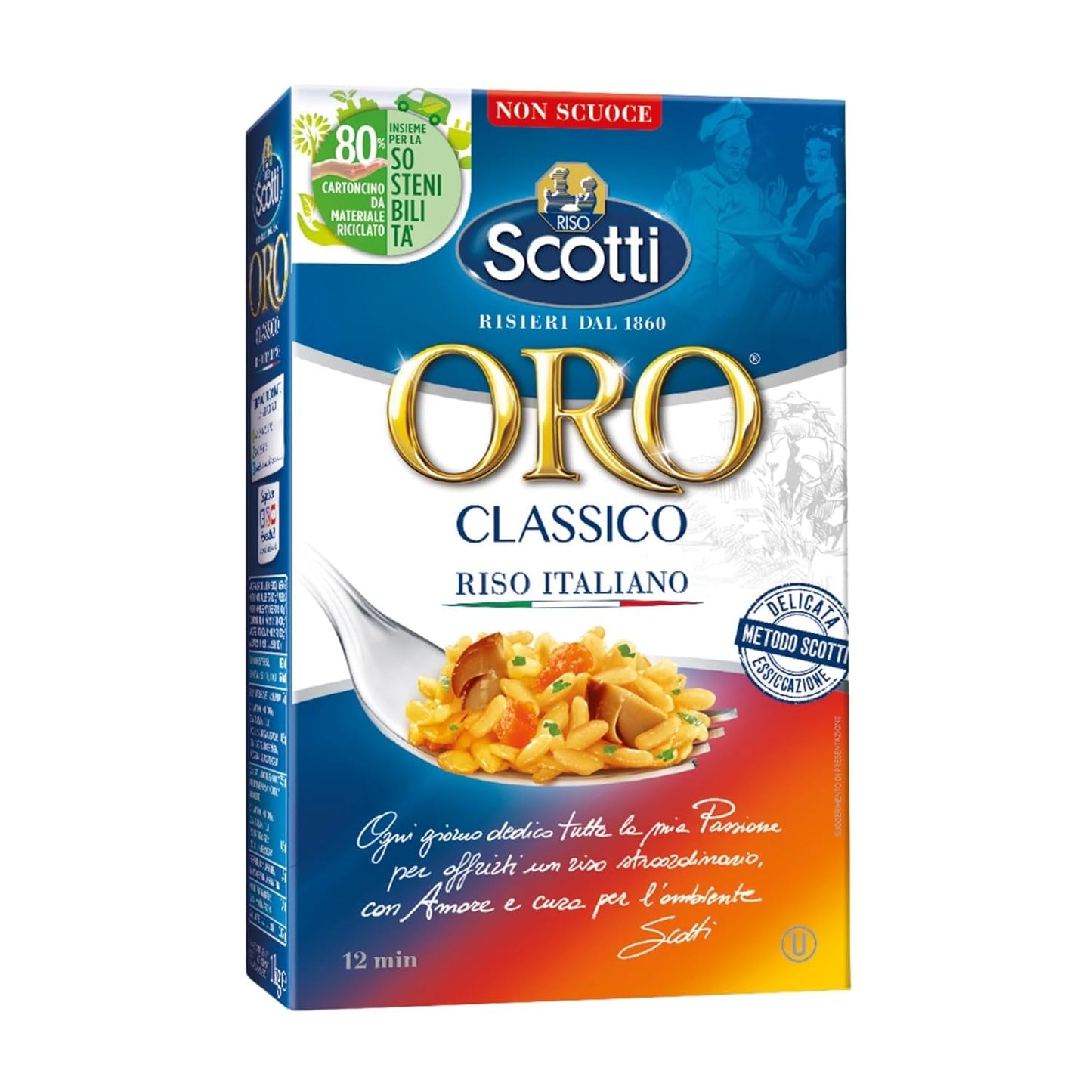 ORO Classico 1 kg italské předvařené rýže