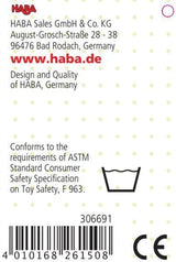 HABA 306691 - Postavička chrastítko tuleň, uchopovací hračka od 6 měsíců, Made in Germany, šedá Baby Toys Naty Shop