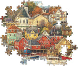 Clementoni - 31685 Collection Puzzle - Good Times Harbour - Puzzle 1500 dílků od 14 let, puzzle pro dospělé se skrytými předměty, dovednostní hra pro celou rodinu, střední Puzzle Naty Shop