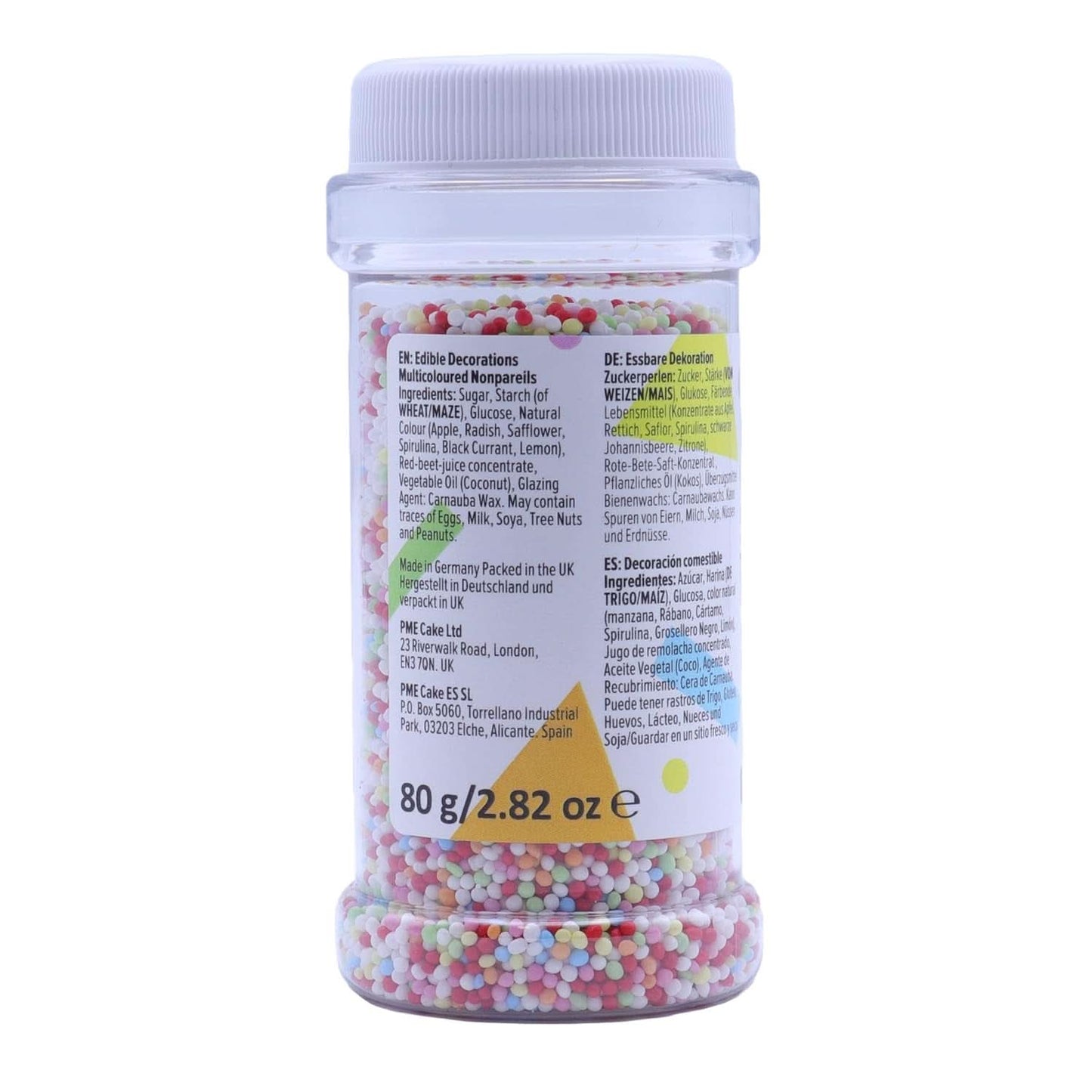 PME Nonpareilles Multicolor, 80 gramů Sprinkles Naty Shop