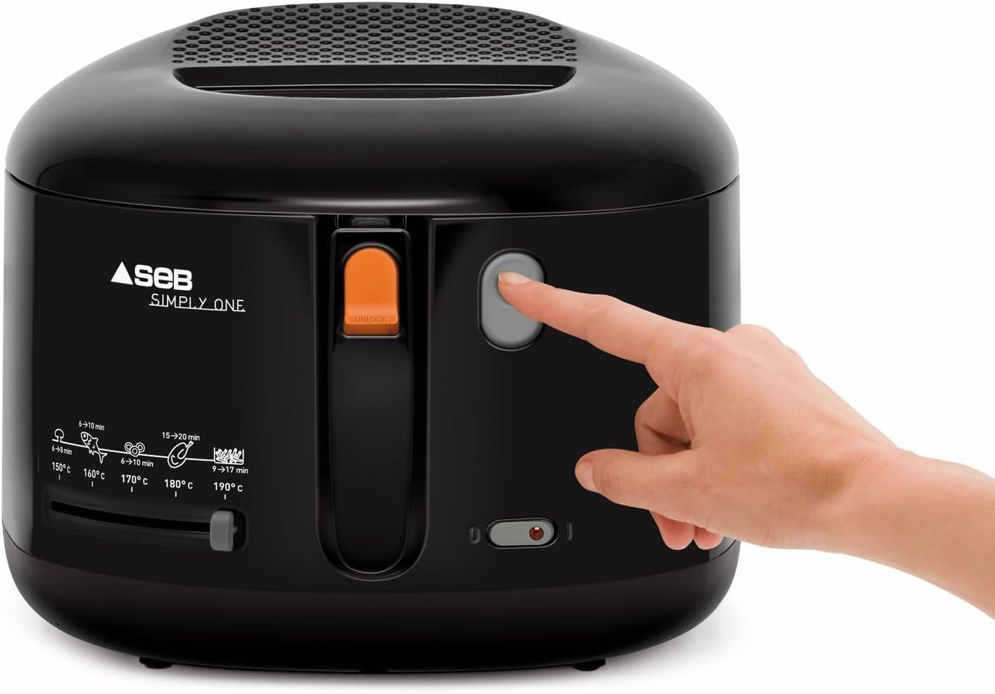 Elektrická fritéza Tefal Simply One, kapacita XL na hranolky do 1,2 kg, exkluzivní nástěnný chladicí systém Spotřebiče Naty Shop