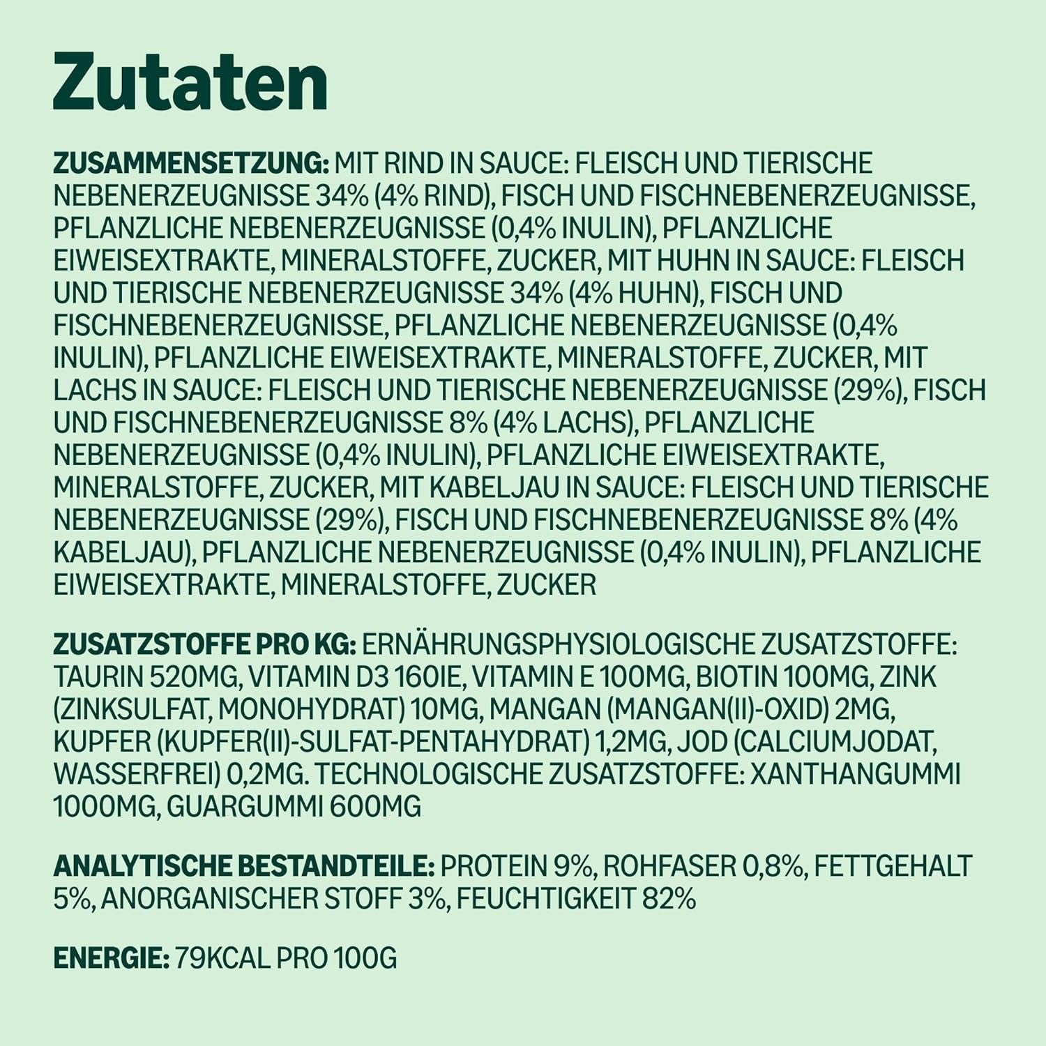 Amazon's Mokré krmivo pro dospělé kočky Smíšený výběr v omáčce 4,8 kg (48 balení x 100 g)