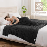Good Nite Weighted deka pro dospělé Šedá Relaxační deka pro a pro relaxaci Weighted deka Šedá 125X150Cm 4Kg Peřiny a přikrývky Naty Shop