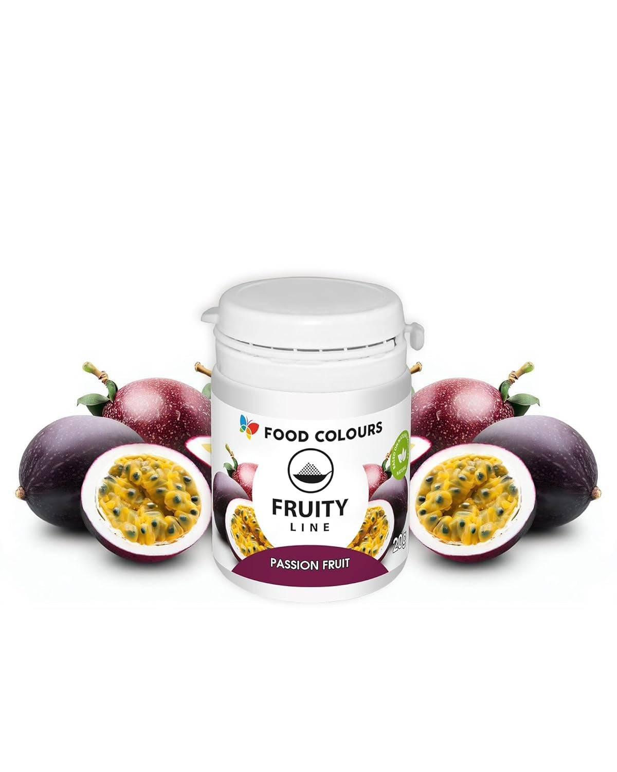 Potravinářské barvivo práškové přírodní barvivo Fruity Line BORŮVKA 20G přírodní barvivo prášek do krémů poleva piškotového těsta v prášku potravinářské barvivo do nápojů želé