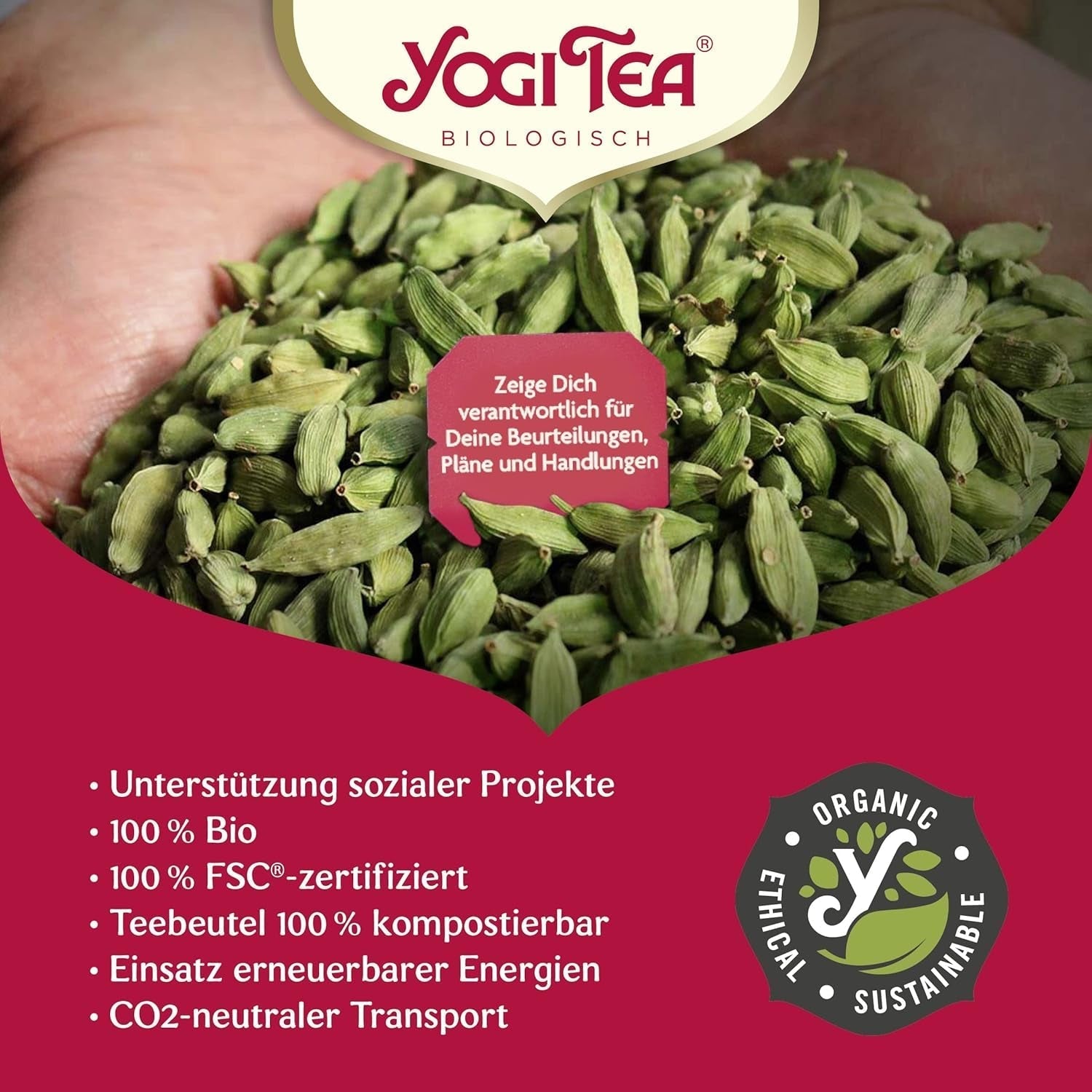Yogi Tea - zelený čaj Matcha s citronem, BIO bylinný ajurvédský zelený čaj, směs zeleného čaje, Matcha, citronová tráva a limetka, Yogi čaj 6 balení, 6x17 čajových sáčků (celkem 102 čajových sáčků)