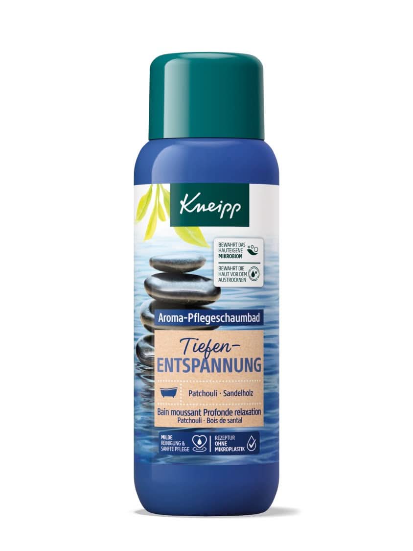 Kneipp Aroma, přísada do koupele s extraktem z arniky a přírodními esenciálními oleji z druhů Cabreuva, Rozmarýn a Pinus, 400 ml Naty Shop Patchouli oil