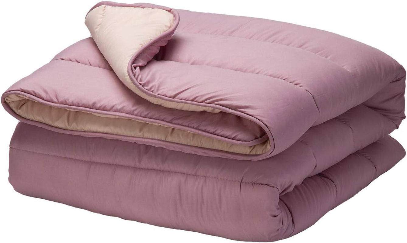 Pikolin Home - Oboustranná peřina 300 G - Dvoubarevná severská výplň - Do postele 90 - pohodlná, teplá, prodyšná, zelená, 150 X 220 cm Peřiny a přikrývky Naty Shop Violet Polštář 100/105 - 180 X 260 Cm