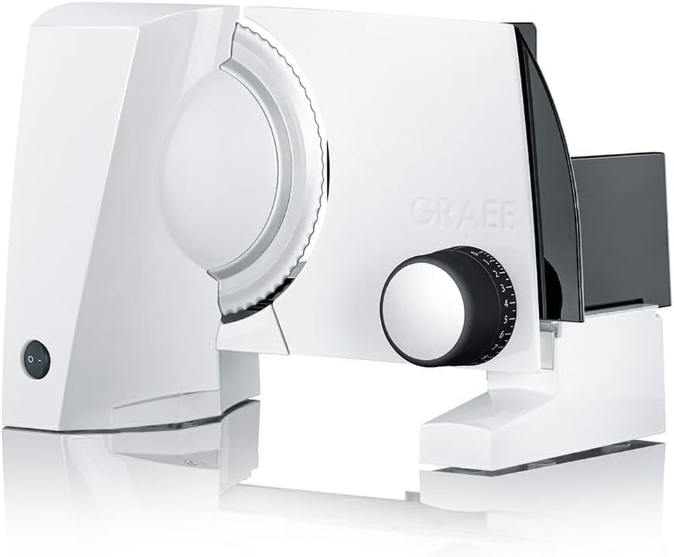 GRAEF Sliced Kitchen S10002, univerzální kráječ Rasnite a Slicers Naty Shop White