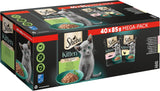 Sheba mokré krmivo pro koťata, v různých sáčcích, s lososem (MSC) a kuřecím masem v omáčce, multipack 40x85g