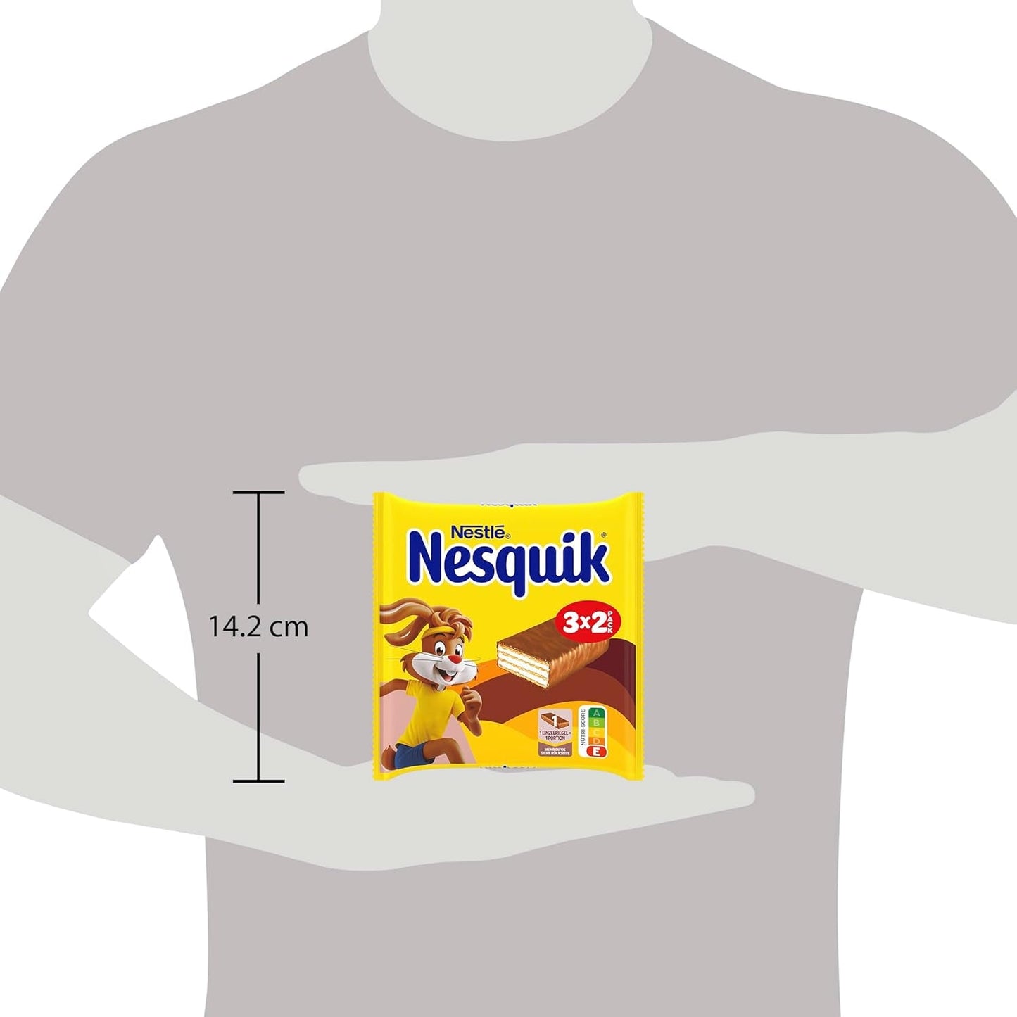 Nestlé Crunchy Waffle Delicious Mléčná čokoláda Vaflová tyčinka Multi Pack 1 balení (3 x 26 g každý)