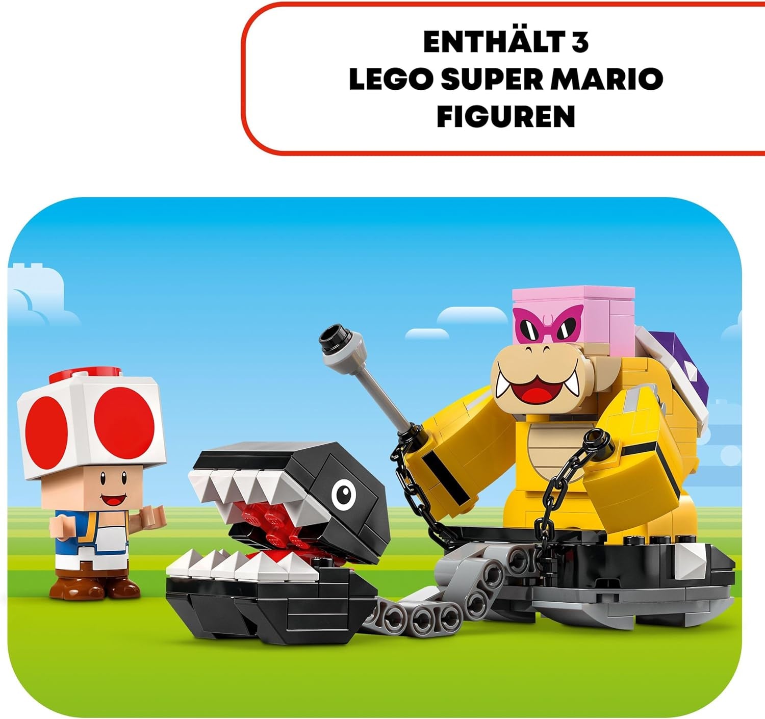 LEGO Super Mario Roy's Battle at the Mushroom Palace Dobrodružná sada s postavami Nintendo Dárek pro dívky, chlapce a hráče 7 let staré 71435 Stavebnice Besuche den LEGO-Store