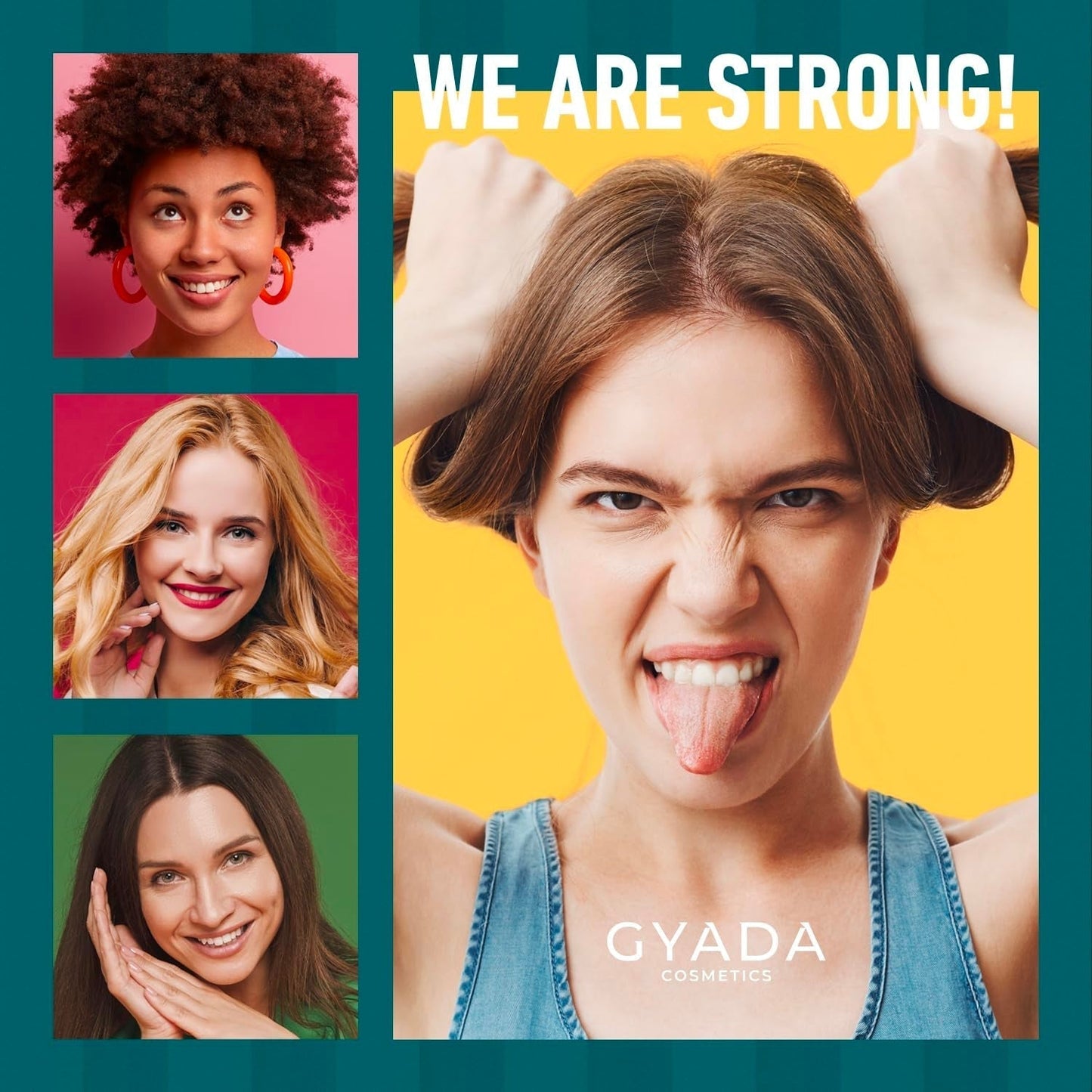 GYADA COSMETICS Spirulina Balíček pro posílení vlasů Vyživující proti vypadávání vlasů Dual Tips Works 250 ml + hřeben z bukového dřeva Ideální pro rozčesávání všech typů vlasů Maska na vlasy Naty Shop