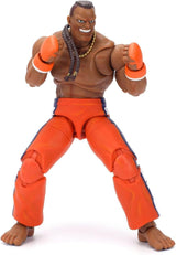 Figurka Jada Toys Street Fighter Guile (15 cm) - Street Fighter 2: Poslední akční a sběratelská pohyblivá figurka Challengers s alternativní hlavou, rukama a doplňky, akční figurky starší 13 let Naty Shop Dee Jay