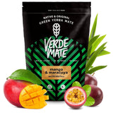 Green Mate Green Mango & Maracuya 0,5 kg | Ovocný čaj maté | Exotická chuť čaje Maté Síla chlazení | Natural stimulation | Mate čaj z Brazílie | 500 g