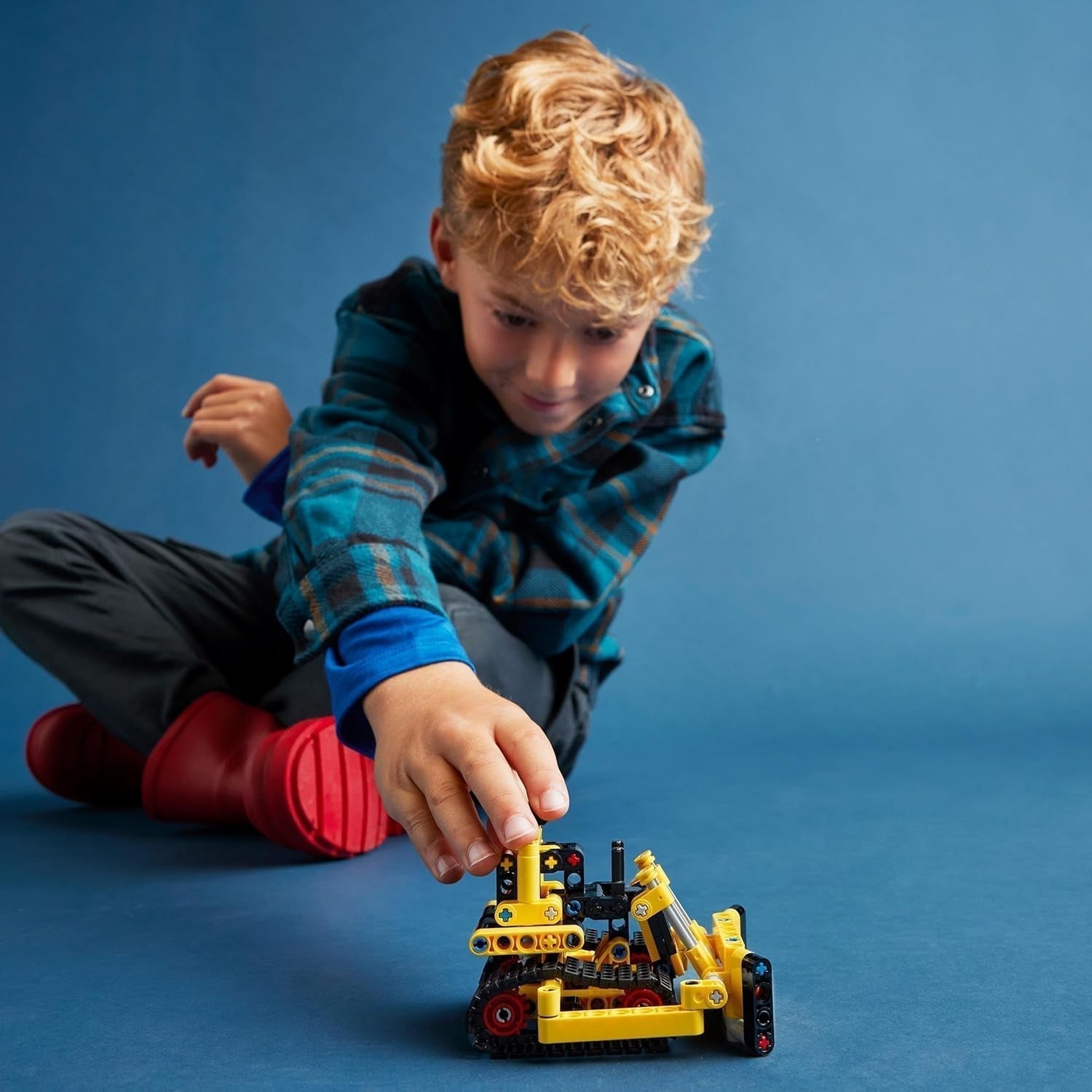 Stavebnice těžkého buldozeru LEGO Technic Buldozer Přidejte na své staveniště Stavební hračka pro děti Technický dárek pro chlapce a dívky 7 let 42163 Stavebnice Besuche den LEGO-Store