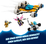 Sada LEGO Dreamzzz 2 v 1 Vesmírná bugina pana Oze nebo raketoplán Obsahuje minifigurky pana Oze, Alberta a Jaydena, vesmírný dárek pro děti 8+ 71475 Stavebnice Besuche den LEGO-Store
