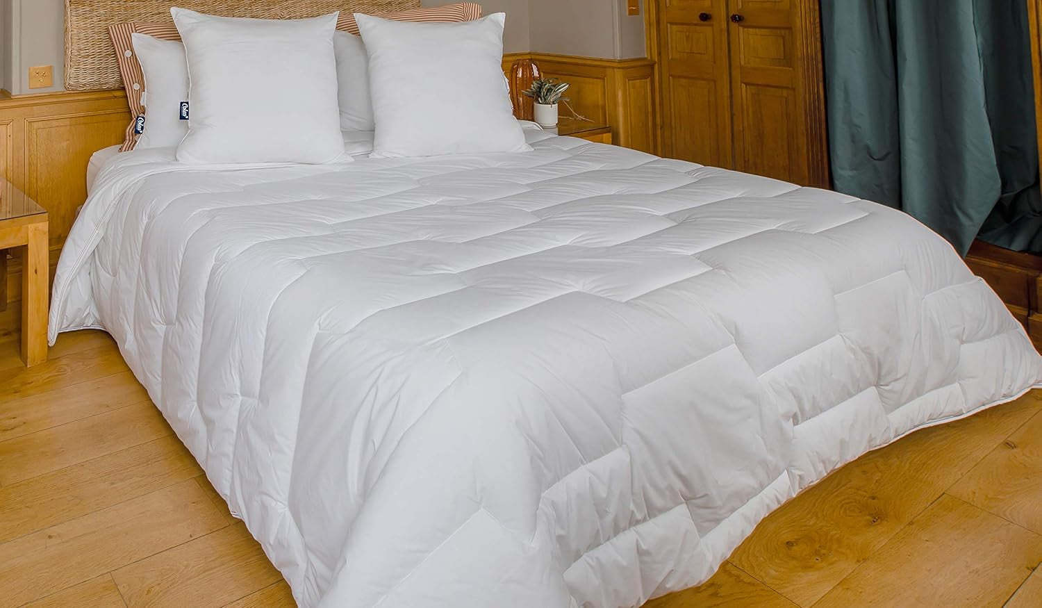 Termoregulační přikrývka, mírná, 240 X 220 Cm, pot, optimální ventilace, 100% bavlna, perkál, Fresh Feel, francouzské přikrývky a přikrývky Naty Shop