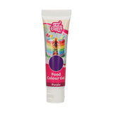 Funcakes Food Color Gel Violet: Vysoce koncentrovaná potravinářská barva na těsto, krém, fondán a marcipán. Snadné dávkování. Jediná kapka pro vytvoření zářivých barev. halal. 30 g.