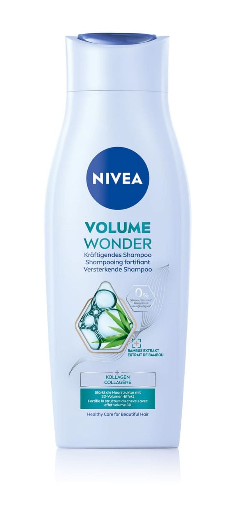 NIVEA Volume Wonder Posilující šampon, šampon pro objem, 50 ml Sprcha a vana Naty Shop 400 ml