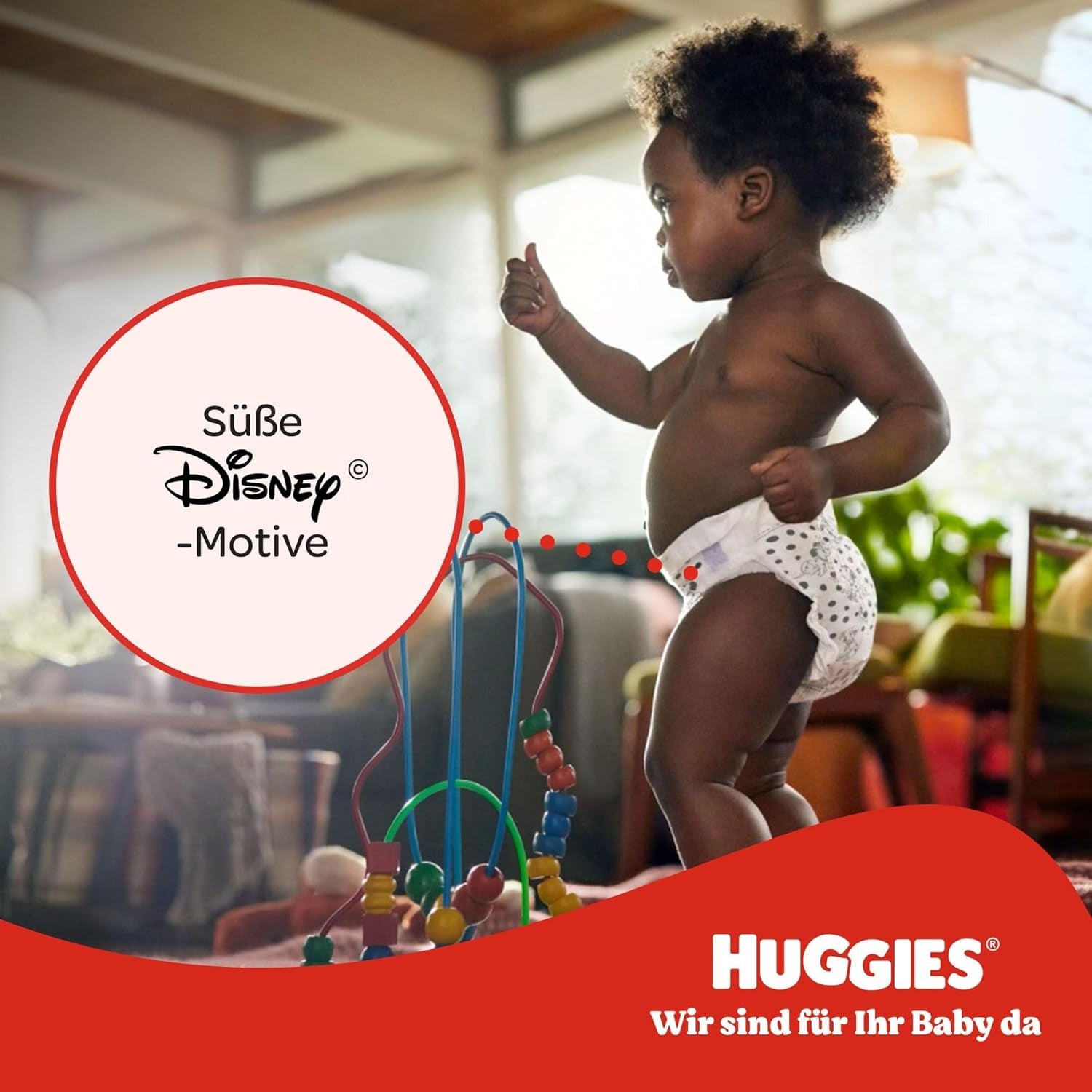Kalhoty Huggies Little Movers Disney, velikost 5, počet 104 (2x52), měsíční krabička