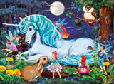 Puzzle Ravensburger pro děti - 10793 V kouzelném lese - Puzzle Jednorožec pro děti od 6 let, se 100 dílky ve formátu XXL Puzzle Naty Shop