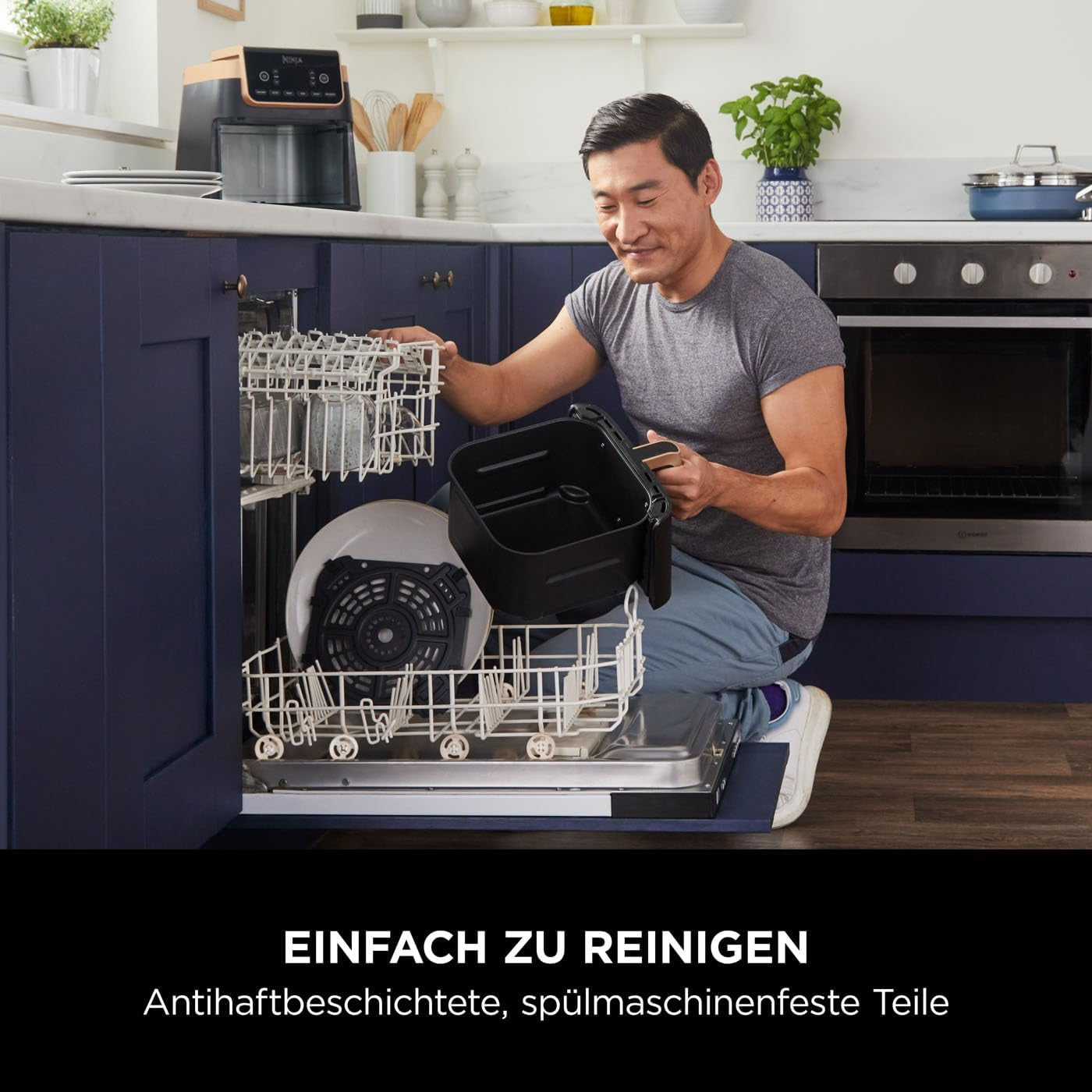 Fritéza Ninja Air Fryer MAX PRO AF180EUCP, 6,2 litru, bezolejová zařízení Naty Shop Appliances