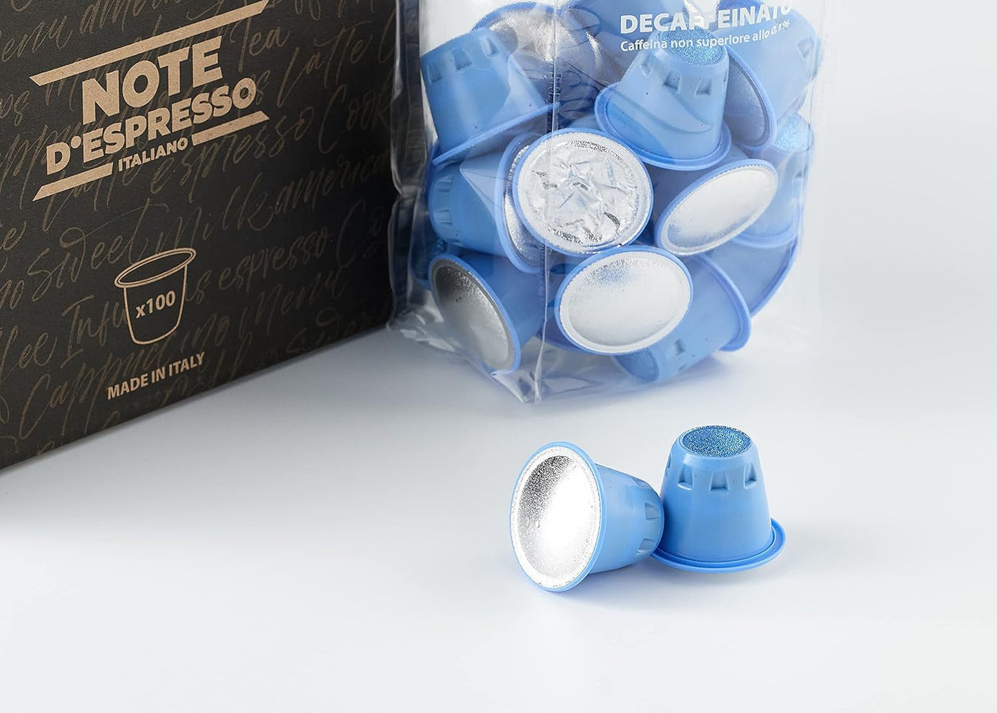 Kávové kapsle Decaffeinato Kompatibilní s Nespresso 5,6 g x 100 kapslí