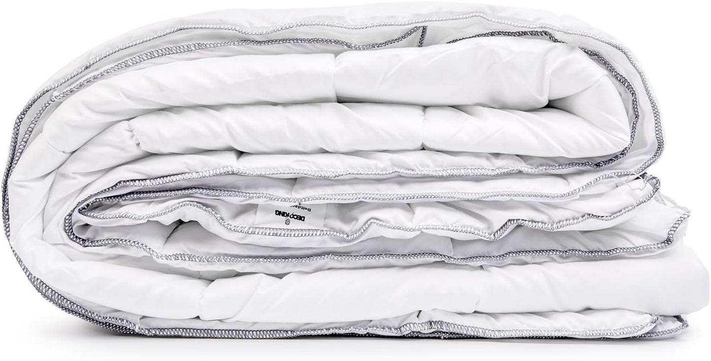 Decoking 135X200 Letní přikrývka Prošívaná přikrývka Antialergická Pro alergiky Letní přikrývka 100% mikrovlákno 800G Libra Přikrývky a přikrývky Naty Shop