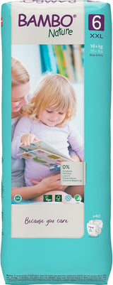 Bambo Nature Premium Eco plenky, velikost 6, 1,63 kg