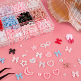 500 ks 3D Nägel Charm Schleifen Charms Nägel Nail Art Charms Schleife Nagel Charms Nägel Nail Art Schleifen Nageldekorationen Mit Aufnahmewerkzeug Für Frauen Und Mädchen Nagel-Diy-Zubehör
