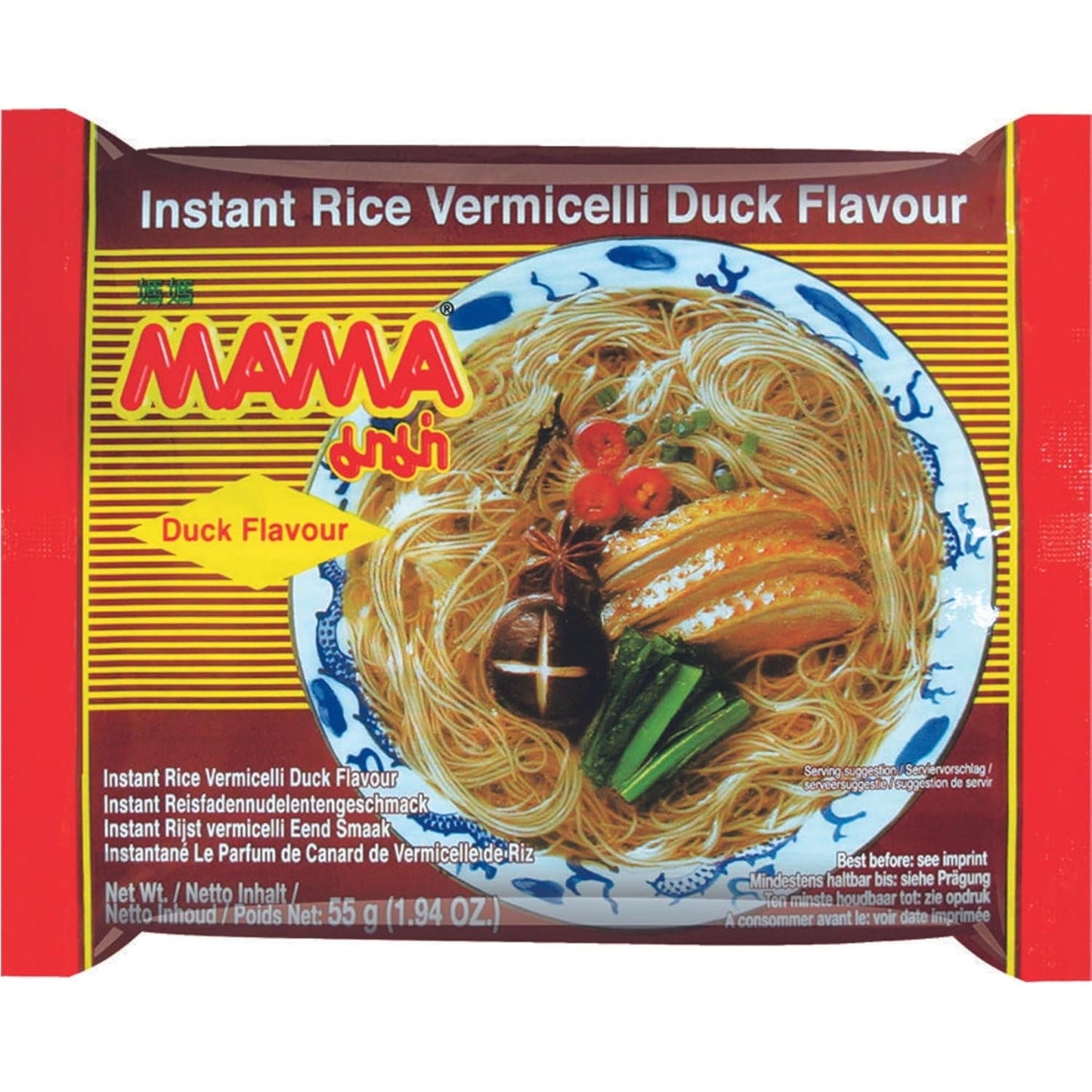 MAMA - Instantní kachna s nudlemi rýže, balení 30 ks (30 X 55 GR)