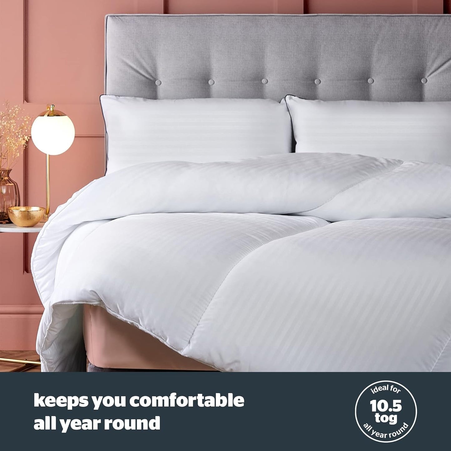 Peřina Silentnight Hotel Collection 10,5 Tog - manželská postel, polyester, bílá Peřiny a přikrývky Naty Shop