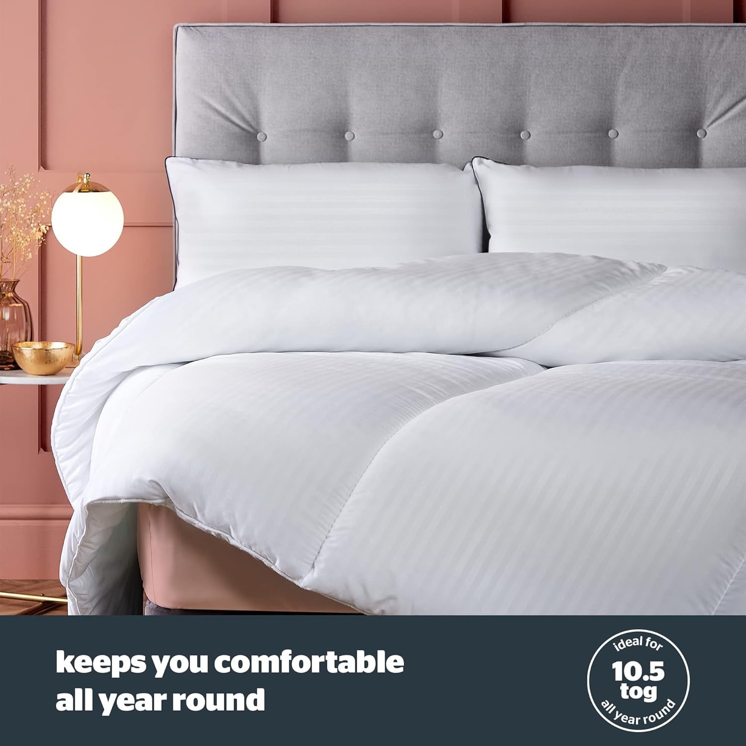 Peřina Silentnight Hotel Collection 10,5 Tog - manželská postel, polyester, bílá Peřiny a přikrývky Naty Shop
