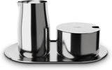 SET MLÉKO A CUKR Alfi vysoce kvalitní leštěná nerezová sada mléka a cukru, elegantní design, vhodné do myčky, odolné