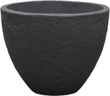 Dehner Stone hrnec, Ø 40 cm, výška cca. 31 cm, plast, antracit