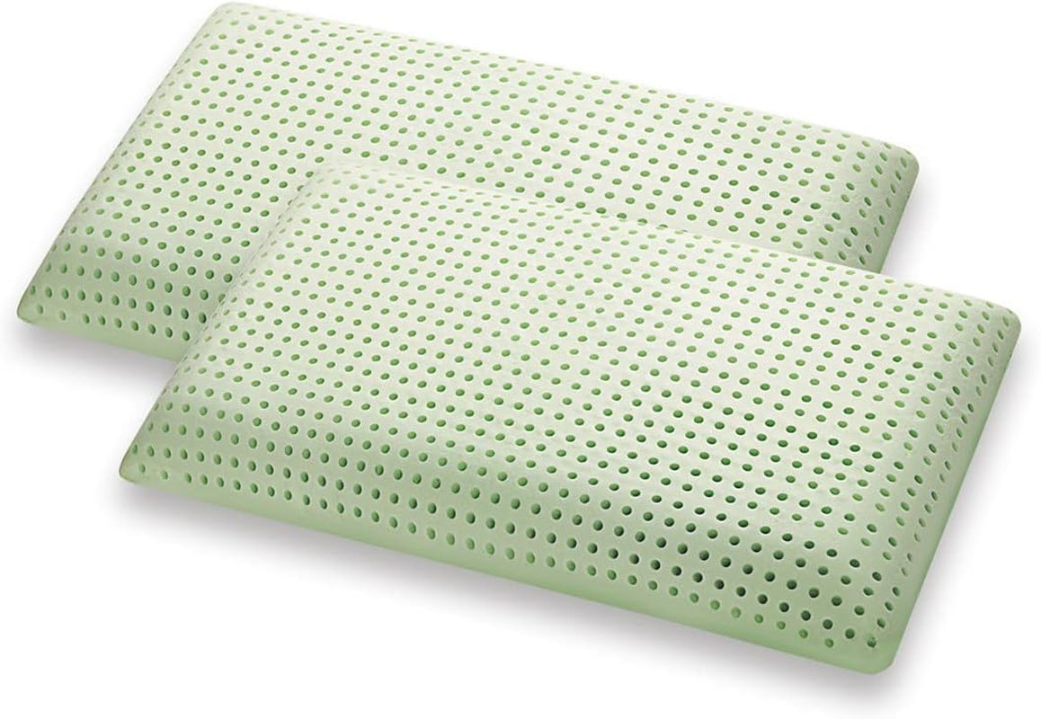 Marcapiuma Green přírodní bylinný polštář z paměťové pěny 2dílné standardní polštáře Naty Shop Greetings 2X Saponetta Modern