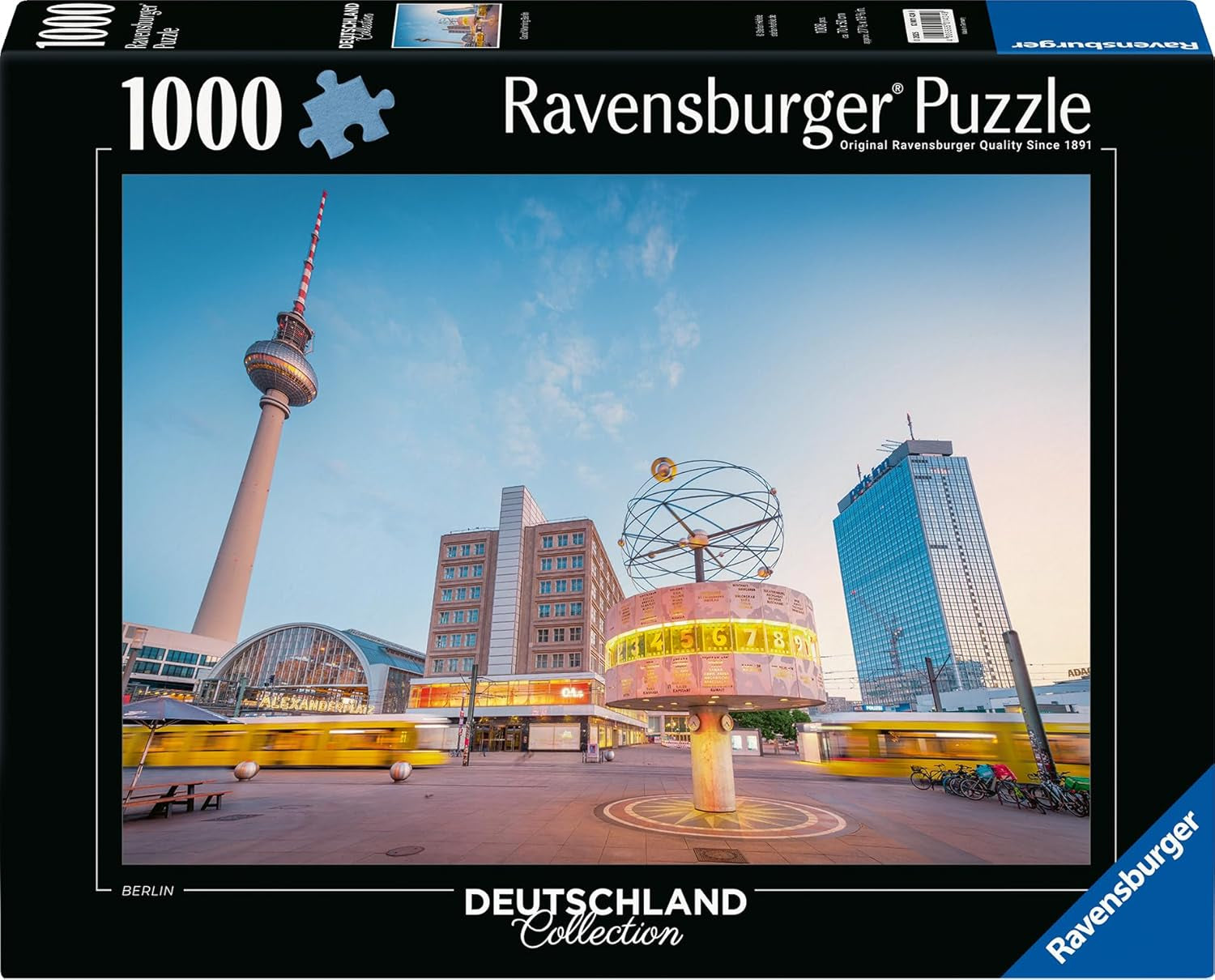 Ravensburger Puzzle 12001424 - Dobré ráno Berlín - Kolekce 1000 dílků Puzzle Německo Pro dospělé ve věku 14+ Puzzle Naty Shop