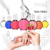 LALILL Olej na nehtovou kůžičku 75 ml - Himbeere Nagelpflegeöl - Nagelöl Pflege Für Nägel Nagelhaut - SPA Maniküre Naildesign Hände - Vegan - S pipetou