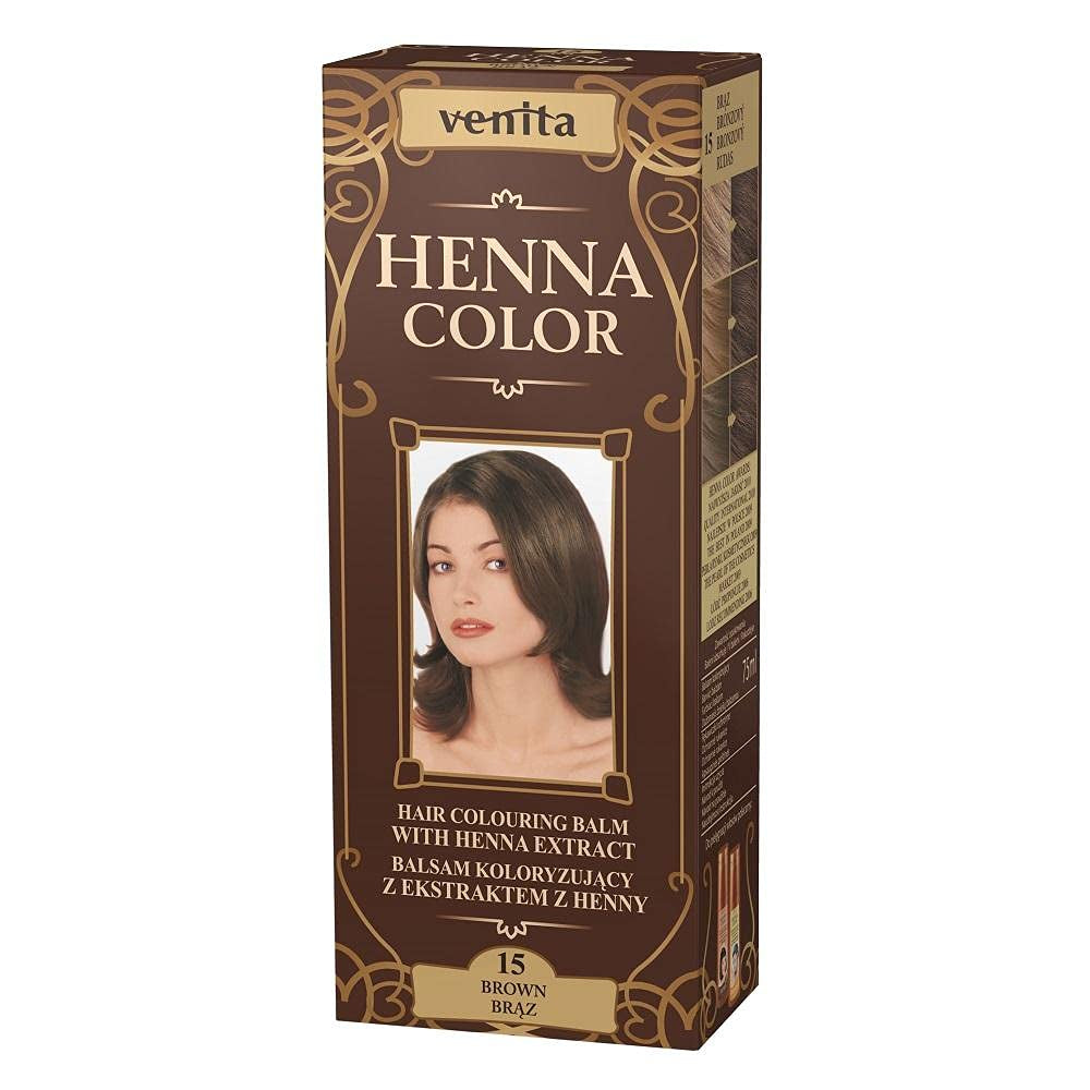 Henna Color 111 Přírodní kondicionér pro blond vlasy Barva na vlasy Přírodní efekt barvení vlasů Henna Eco Hair Dye Naty Shop Bronze 75 G (1 balení)