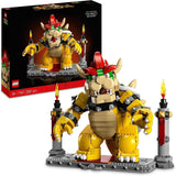 Stavebnice LEGO Super Mario The Mighty Bowser 3D Model Velká sběratelská sada pohyblivých figurek včetně Soubojové platformy Nápad pro fanoušky Nápad na výstavu Dekorace místnosti 71411 Stavebnice Besuche den LEGO-Store Singur